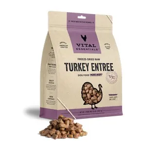 25oz Vital Essentials Freeze Dried Turkey Mini Nibs - Astro Sale